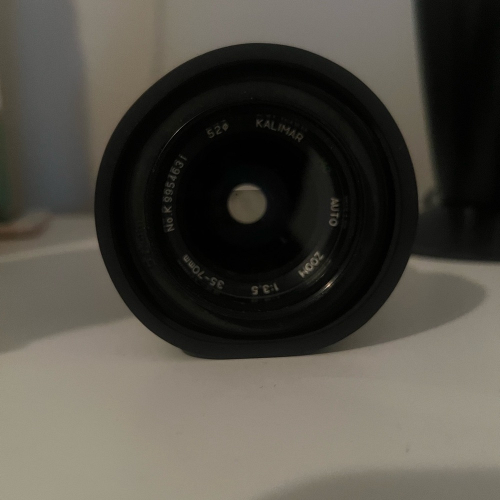 Black Camera Lens